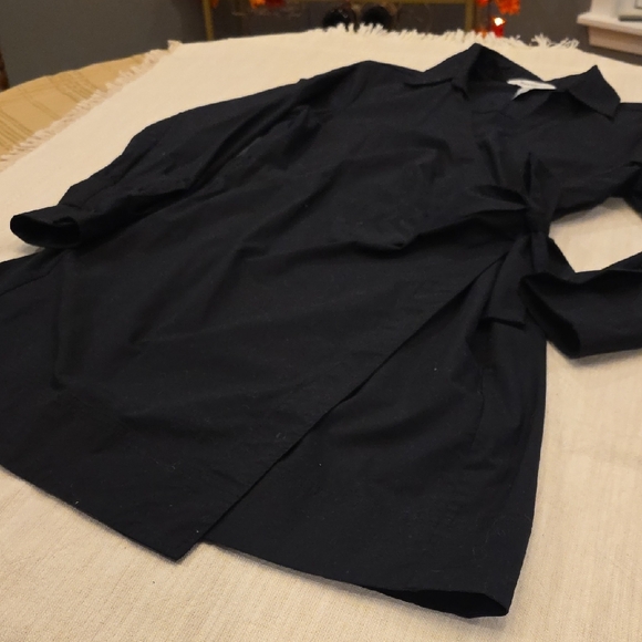 SPANX The Best Poplin Wrap Dress - Picture 6 of 11